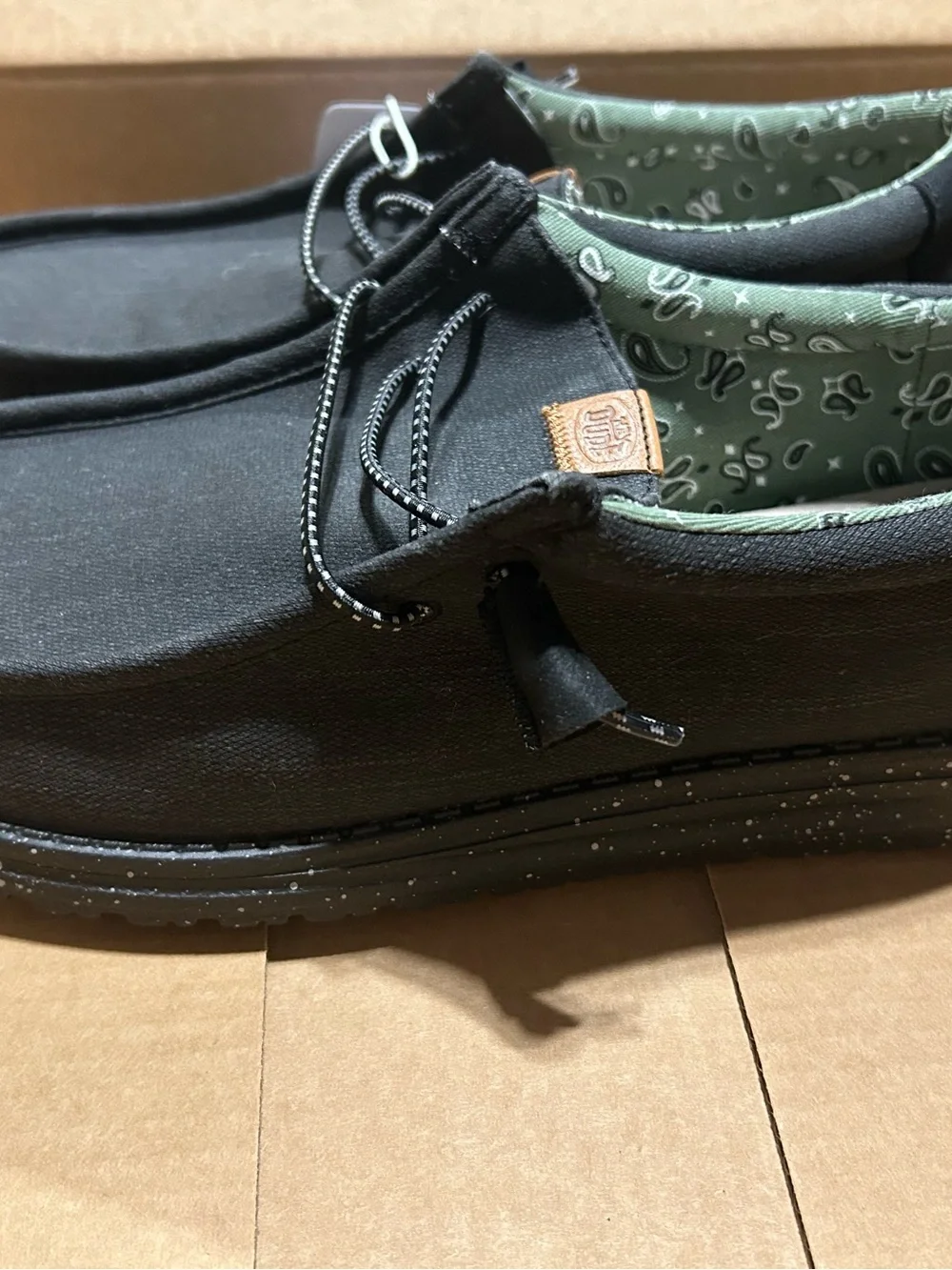 Black Hey Dude Shoes - Mens